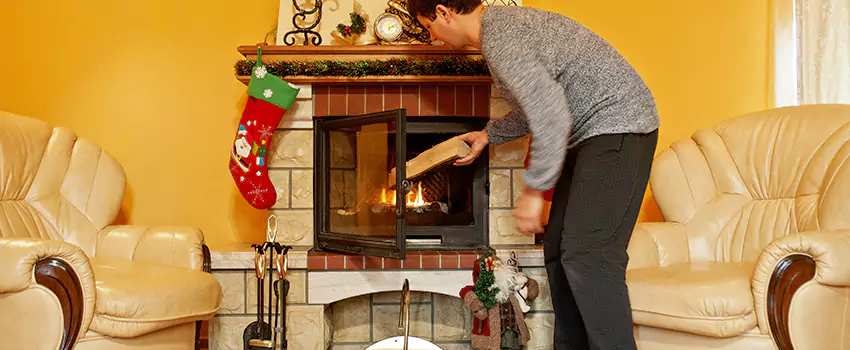 Gas to Wood-Burning Fireplace Conversion Services in Garden City, Michigan