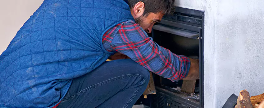 Gas Fireplace Inspection in Garden City, Michigan