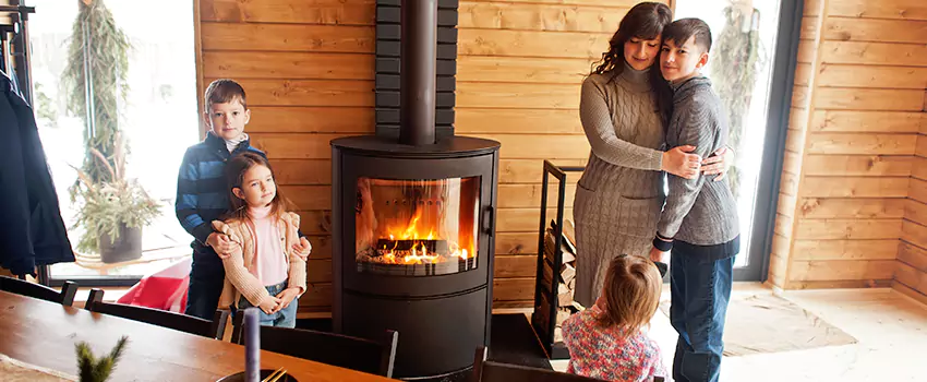 Morso Cast Iron Fireplace Insert Installation in Garden City, Michigan