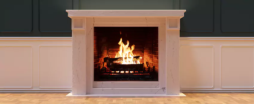 Open Flame Wood-Burning Fireplace Installation Services in Garden City, Michigan