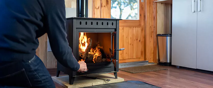 Open Hearth Wood Fireplace Installation in Garden City, MI