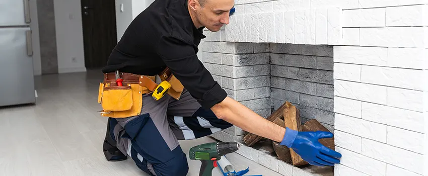 Fireplace Damaged Damper Frame Repair Services in Garden City, Michigan